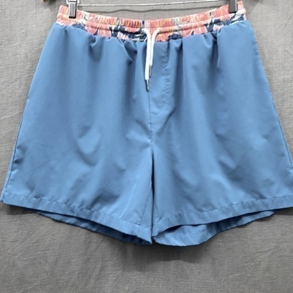 Men’s Simply Southern Bathing Trunks Shorts Hawaiian Print Lined Size L